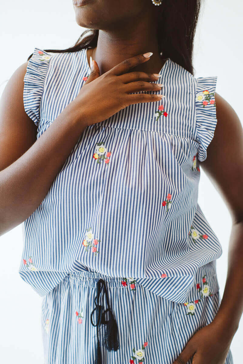 Paz Stripe Top