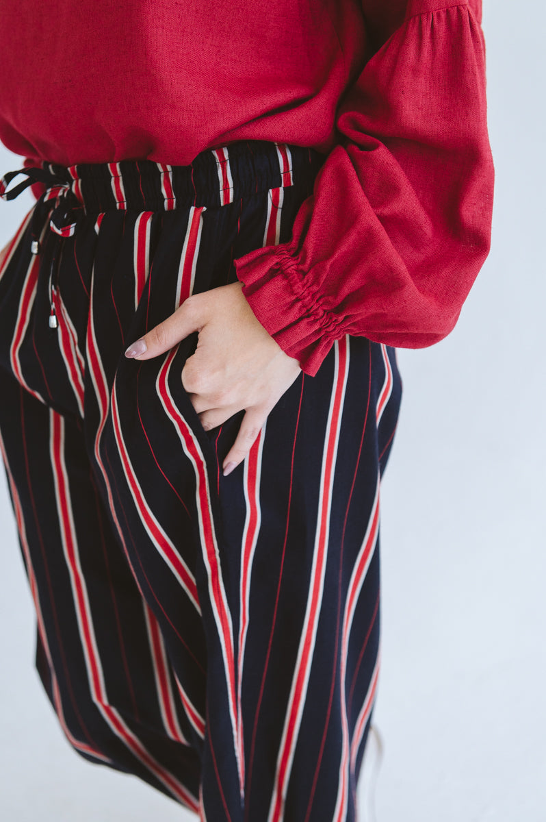 Denny Reversible Long Sleeve Shirt Garnet