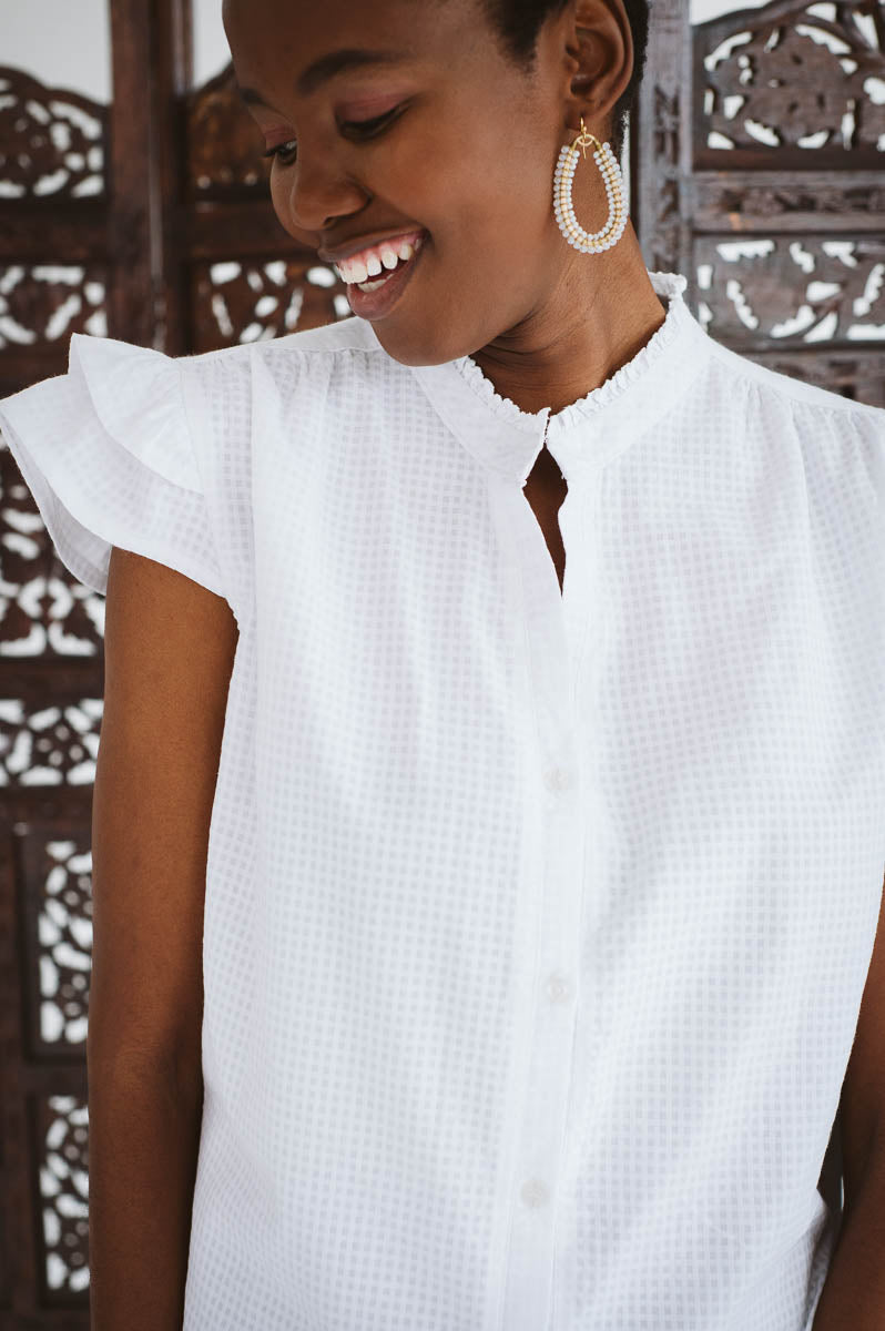 Ami White Cotton Shirt