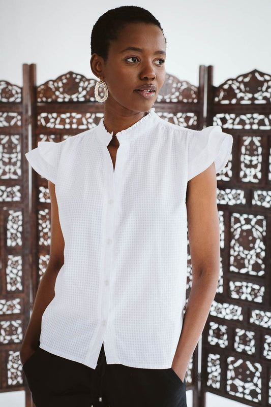 Ami White Cotton Shirt