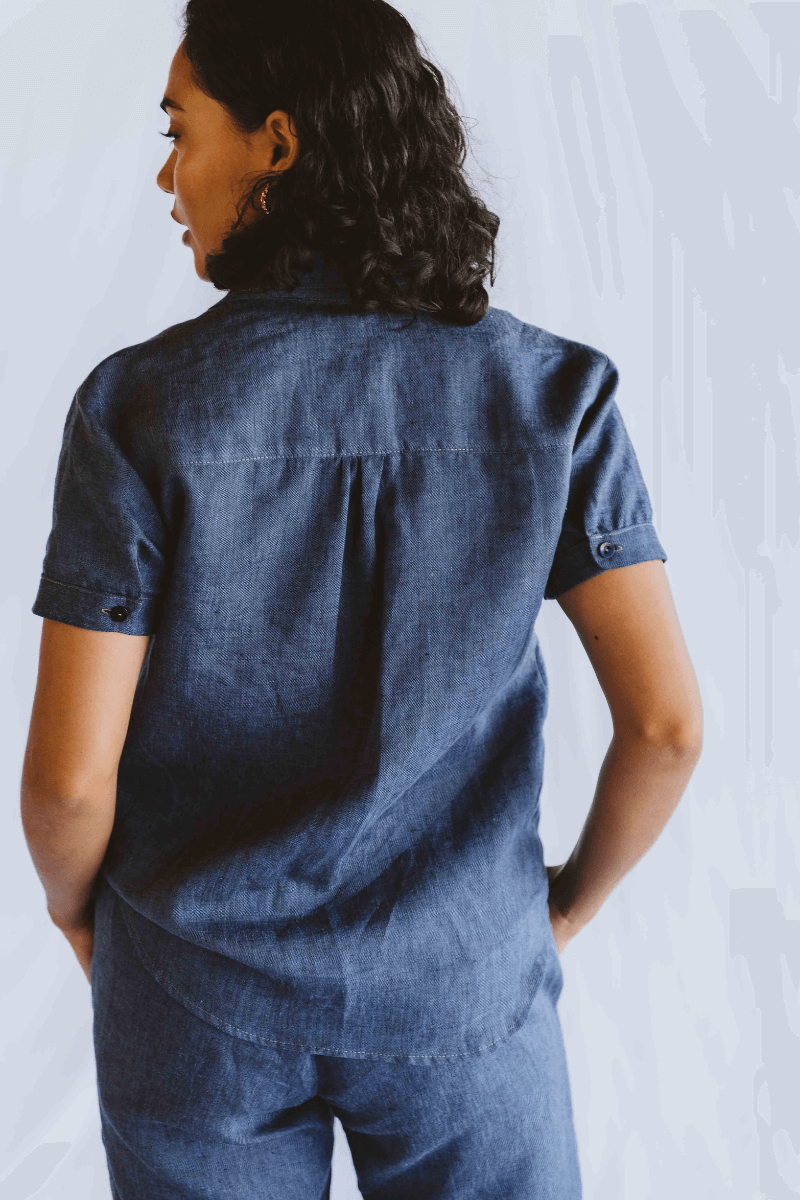 Dahlia Shirt Navy