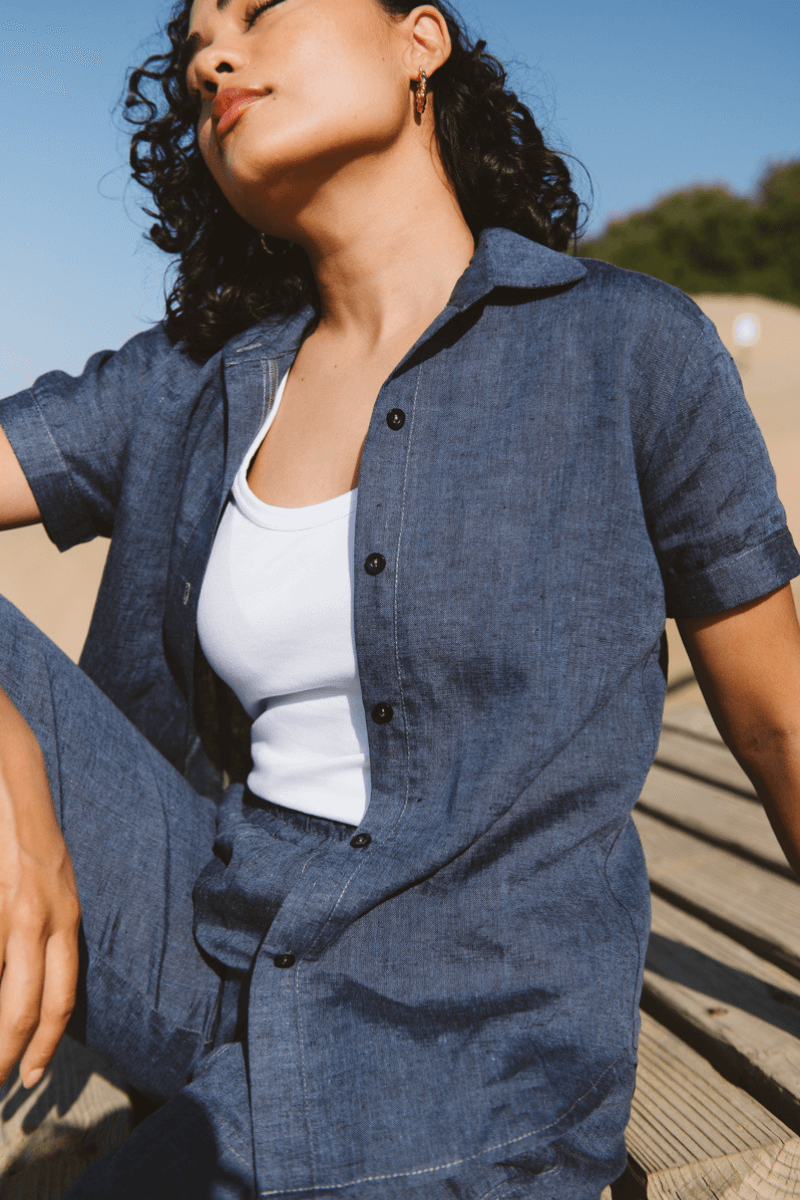 Dahlia Shirt Navy
