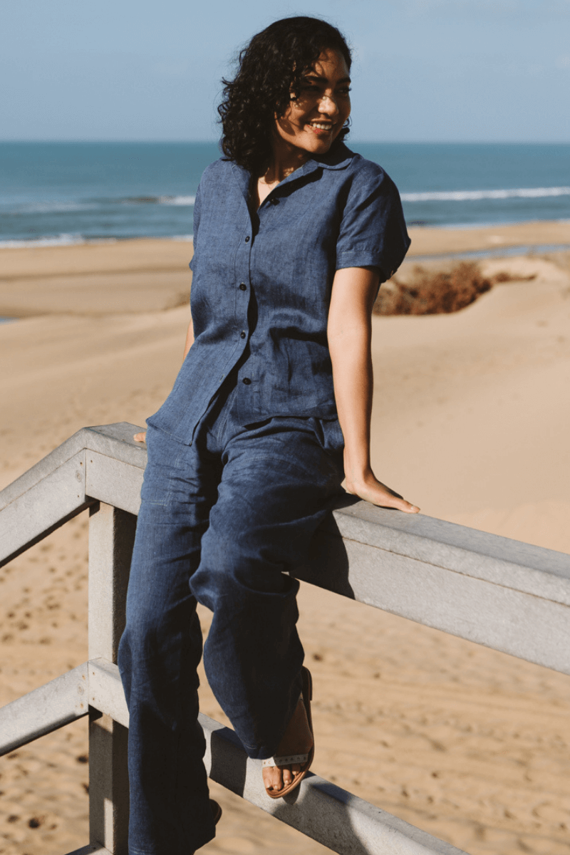 Dahlia Shirt Navy