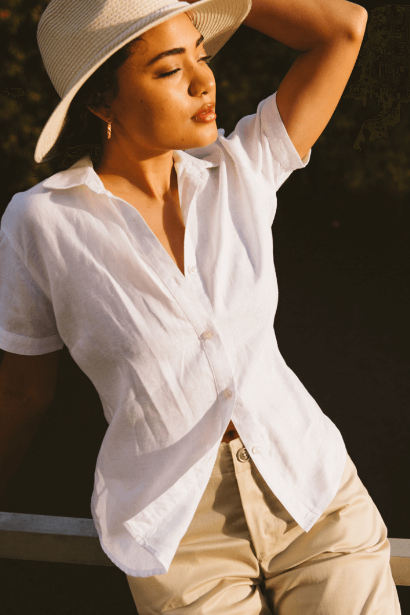 Dahlia Shirt White