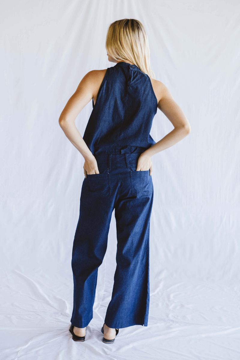 Enya Trouser in Denim