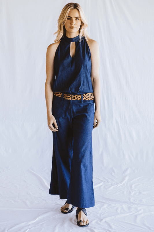 Enya Trouser in Denim