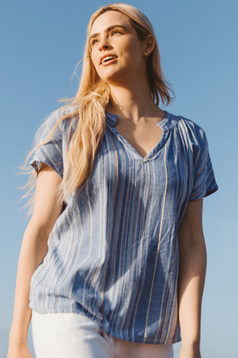 Peach Cotton Top