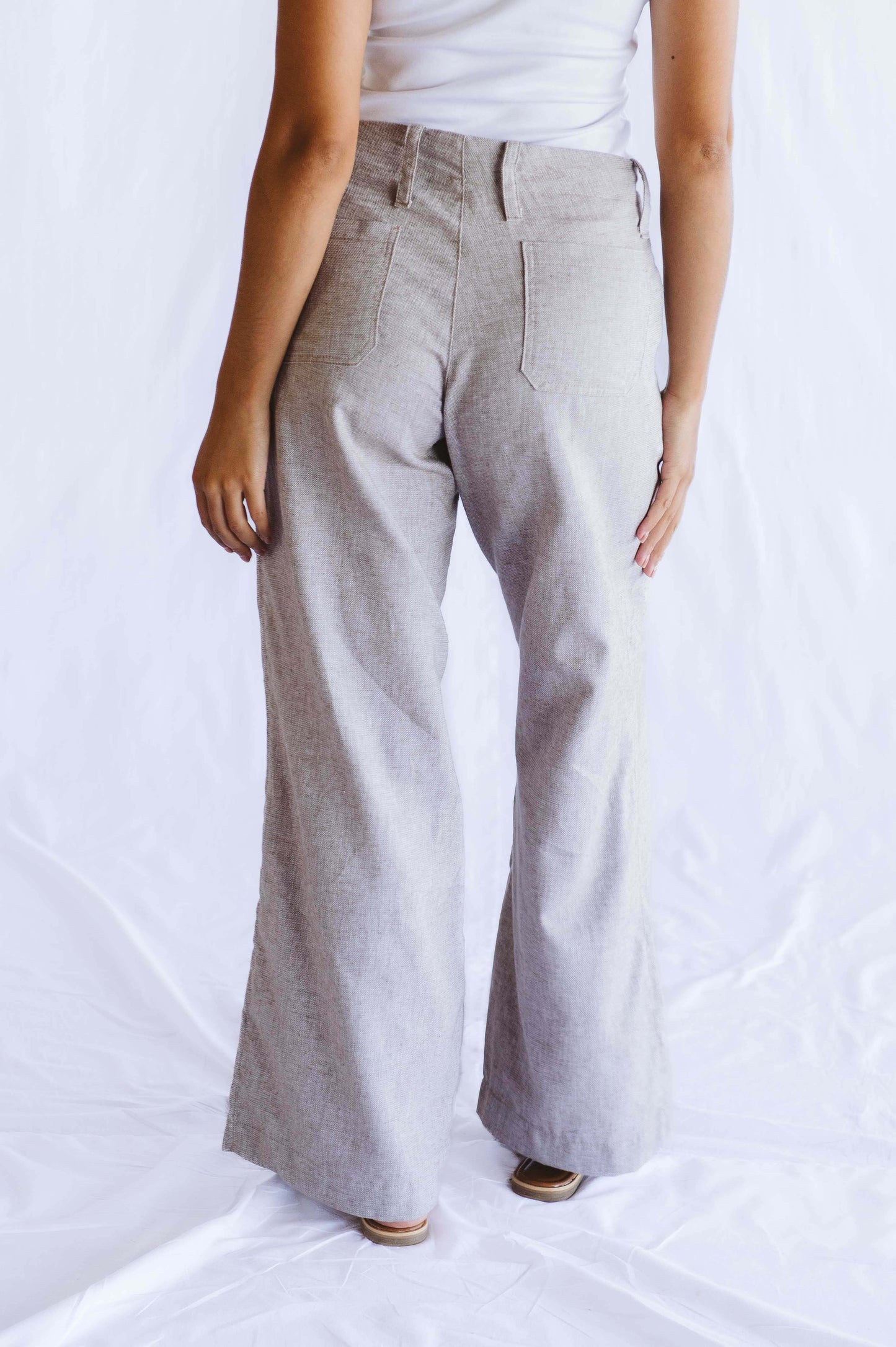 Enya Linen Trouser Taupe