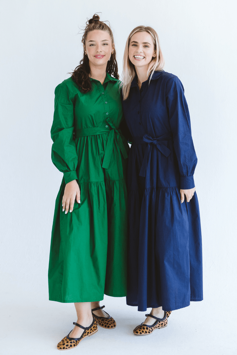 Selma Dress Amazon Green