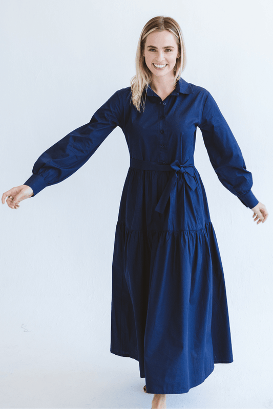 Selma Dress Navy