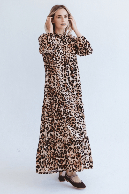 Valencia Leopard Print Dress