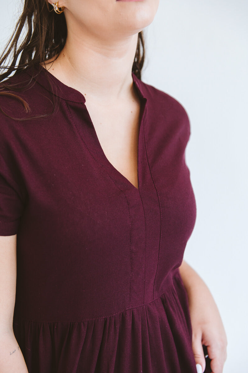 Shea Black Cherry Dress