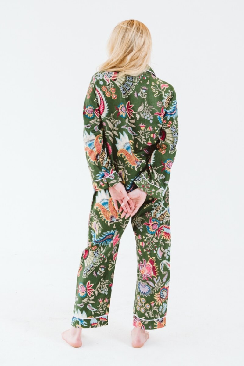 PJ Long Olive Floral