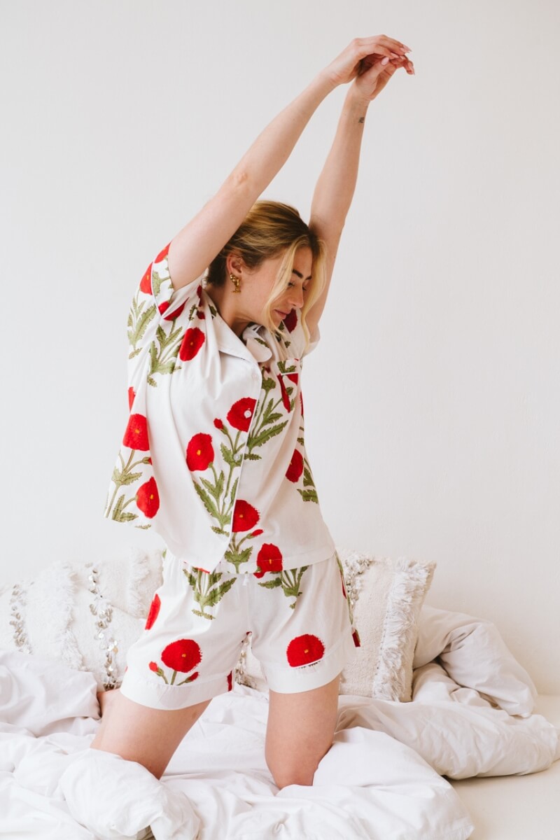 PJ Short Poppy
