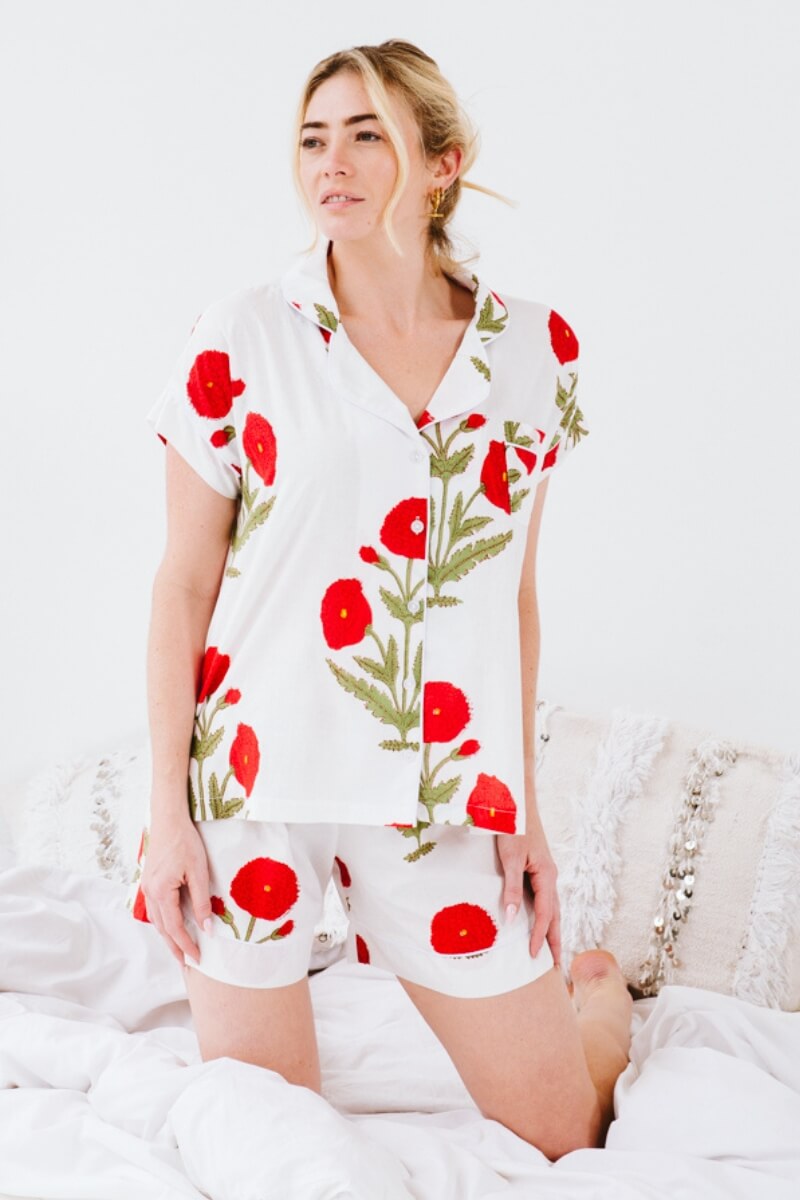 PJ Short Poppy