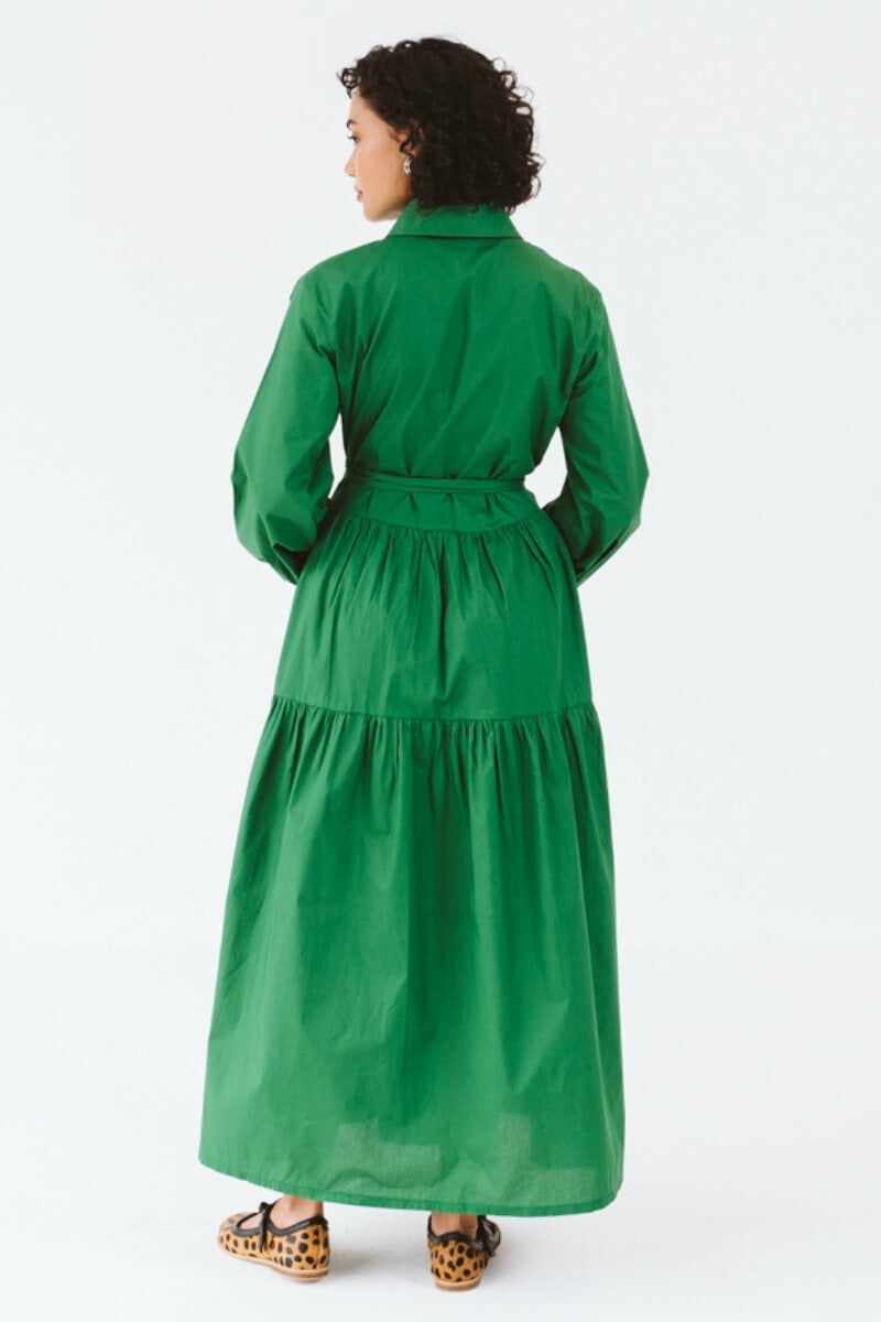 Selma Dress Amazon Green