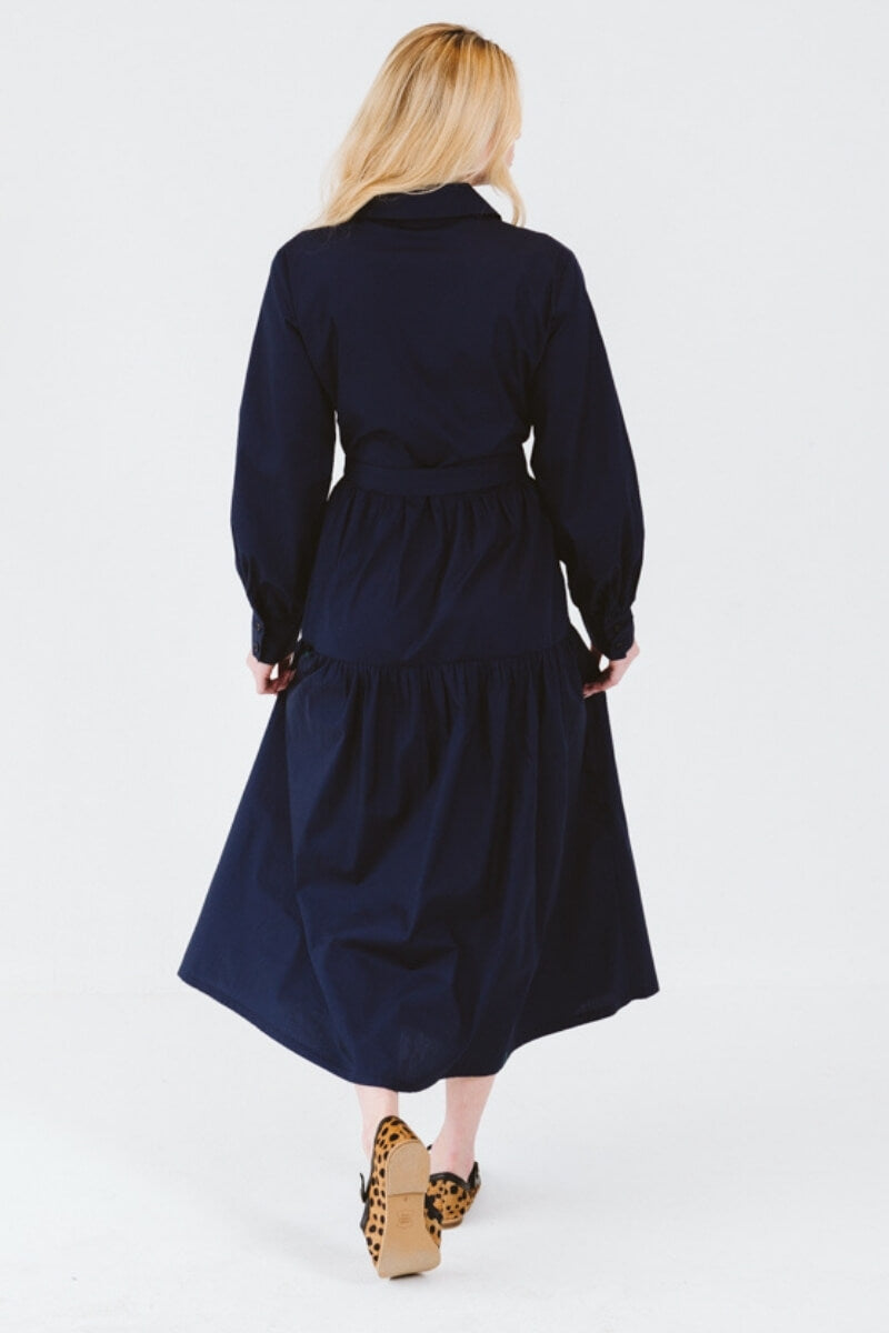 Selma Dress Navy