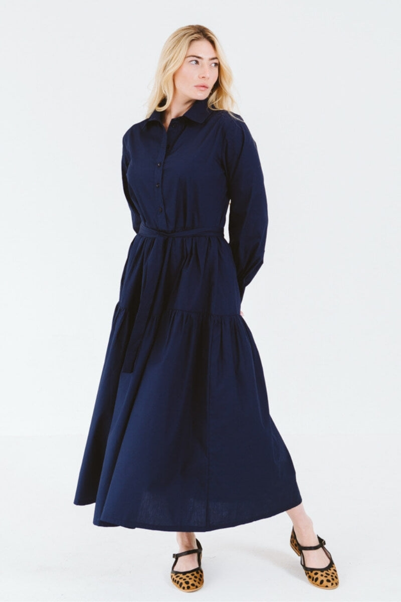 Selma Dress Navy