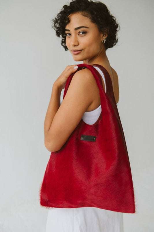 Casey Leather Bag Red