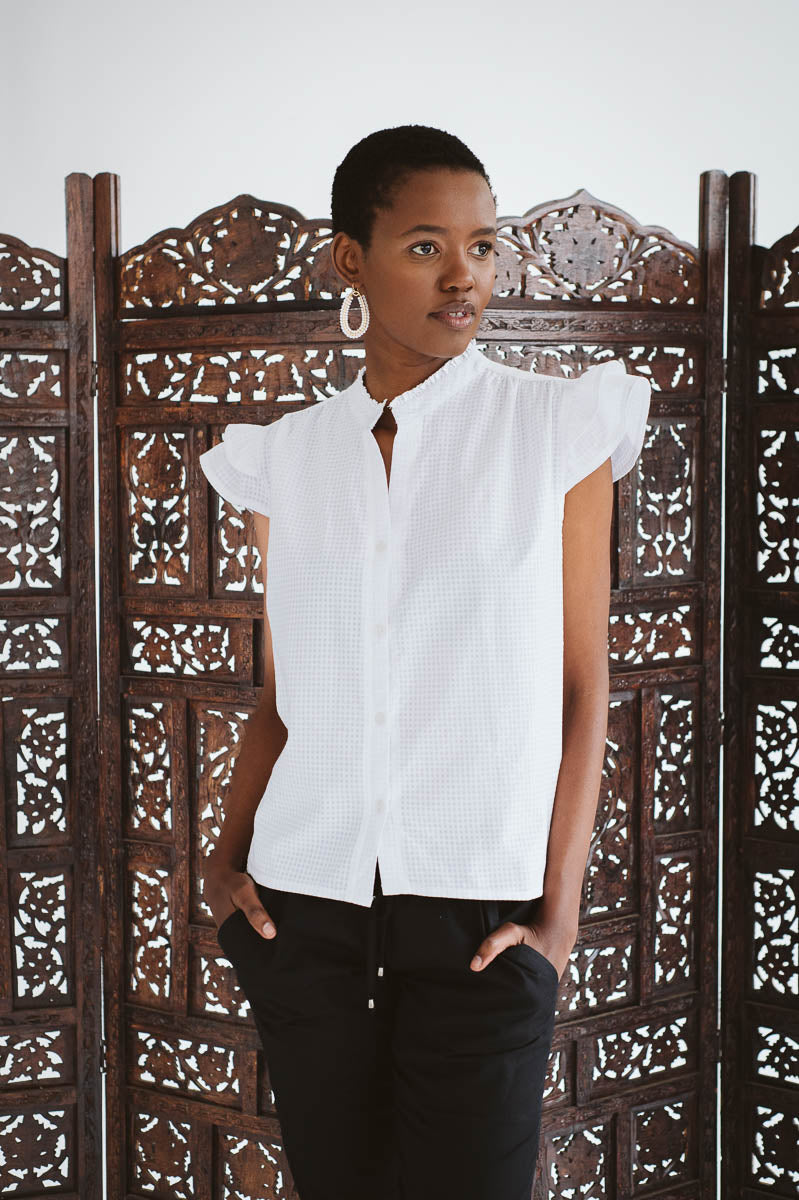 Ami White Cotton Shirt