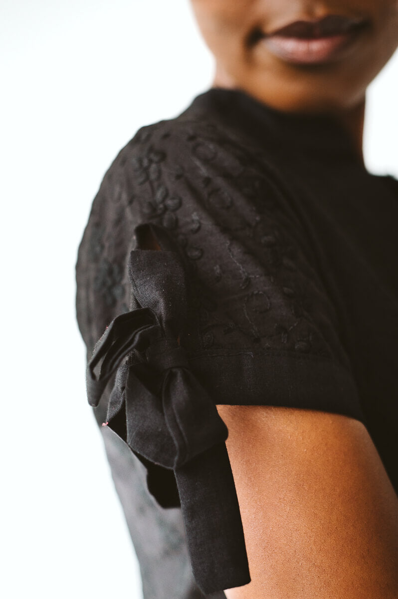 Shea Black Anglaise Dress