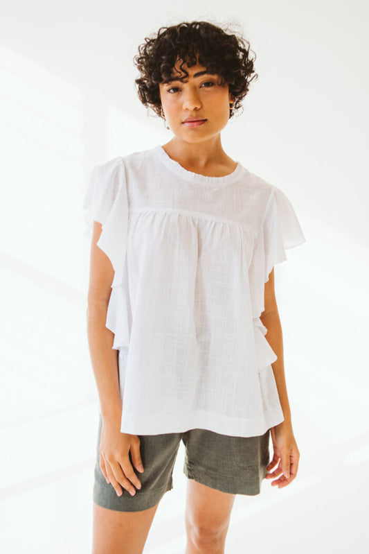 Issa Cotton Shirt White