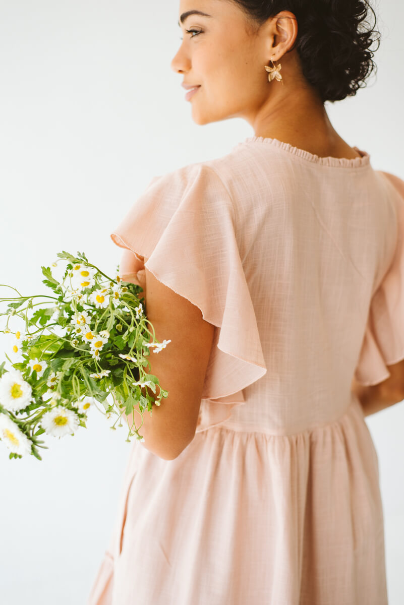 Katie Cotton Dress Pink