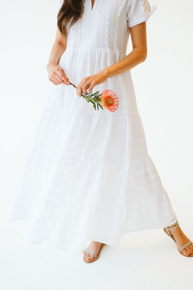 Shea White Anglaise Dress