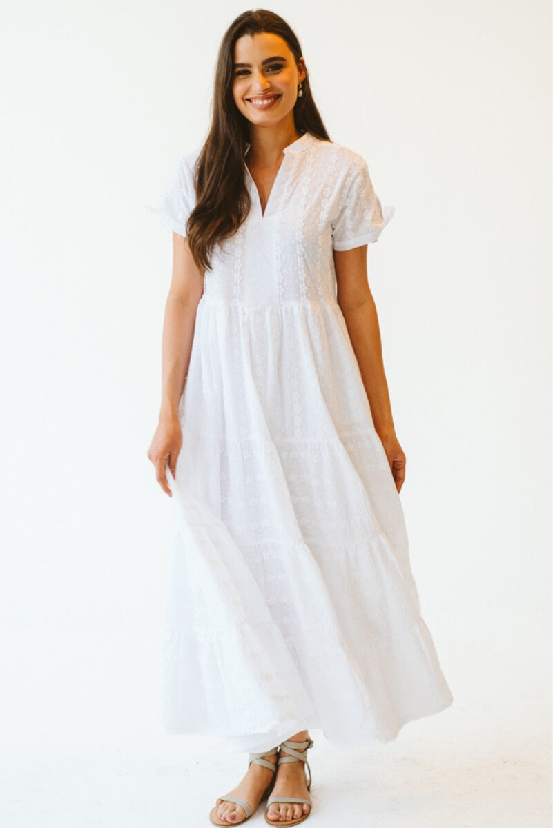 Shea White Anglaise Dress