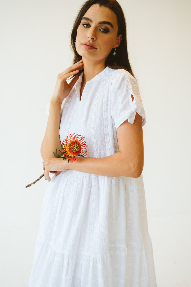 Shea White Anglaise Dress