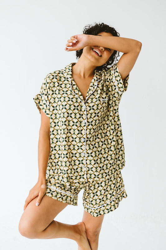 PJ Short Summer Olive