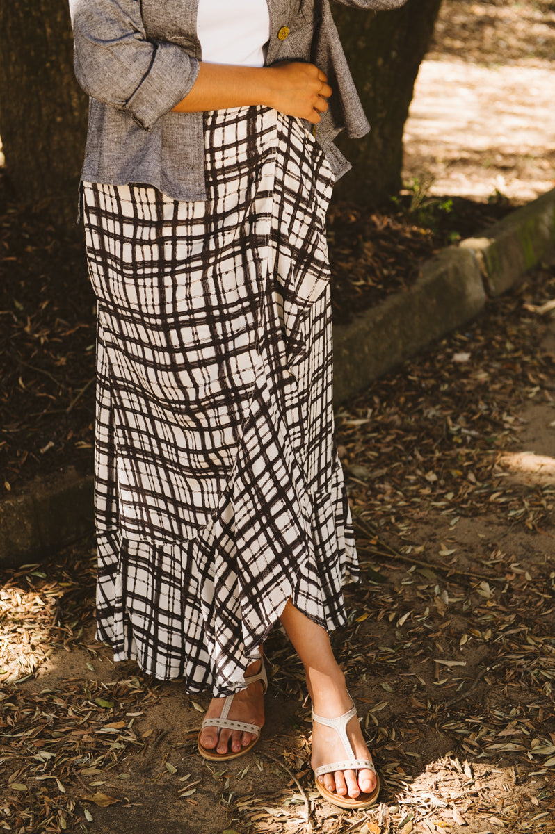 Vergara Wrap Skirt Tartan
