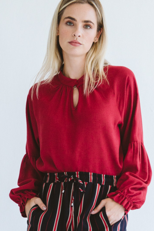 Denny Reversible Shirt Garnet