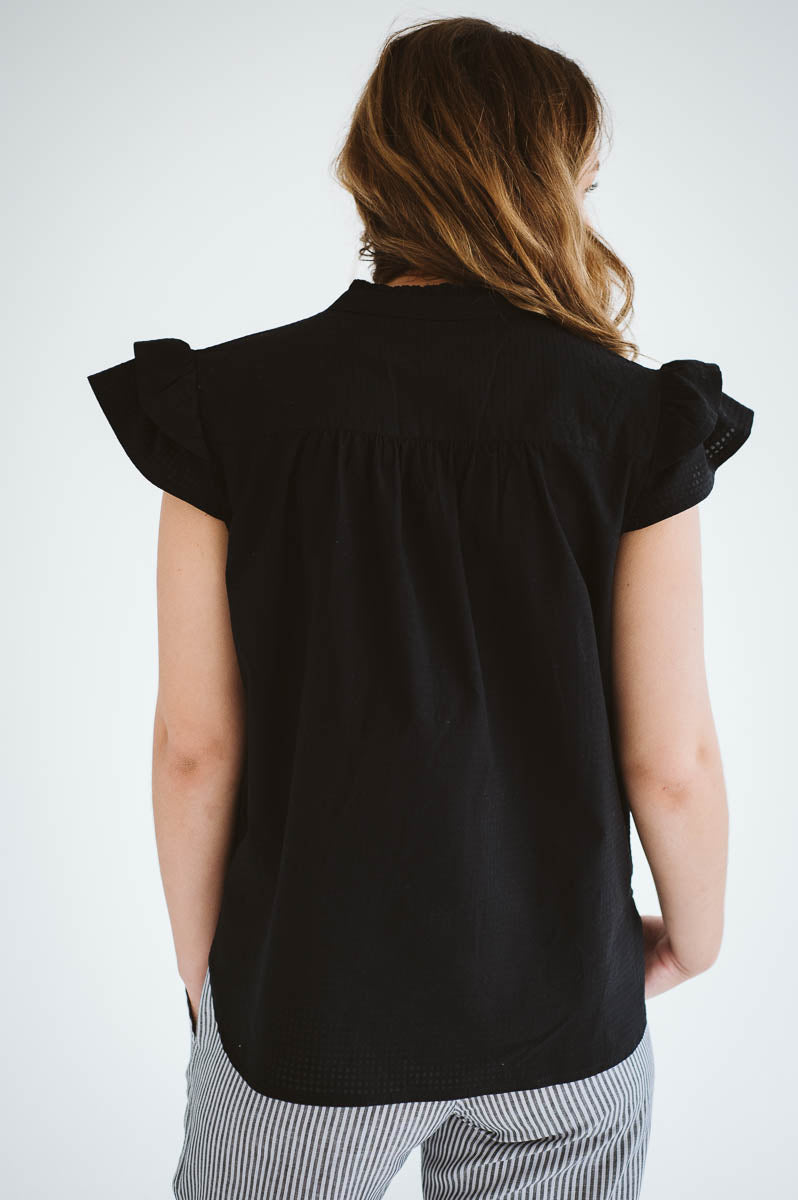 Ami Black Cotton Shirt