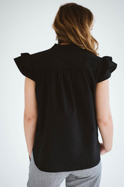 Ami Black Cotton Shirt