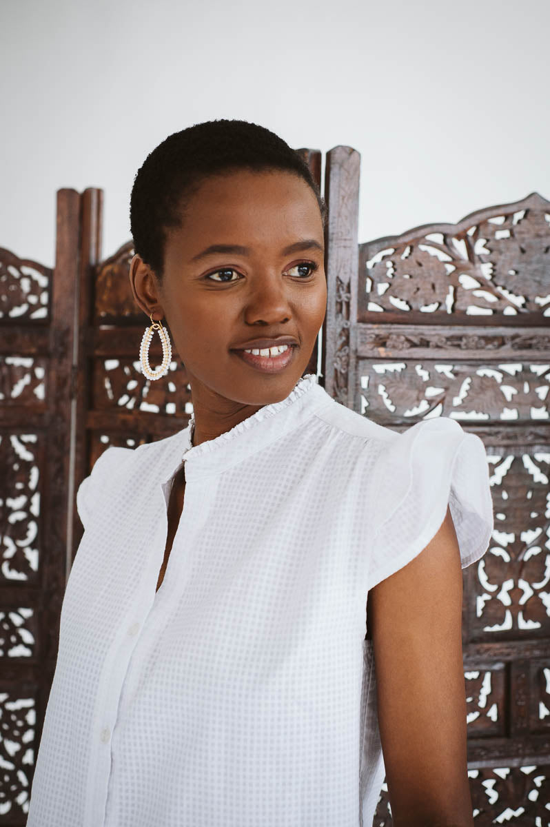 Ami White Cotton Shirt