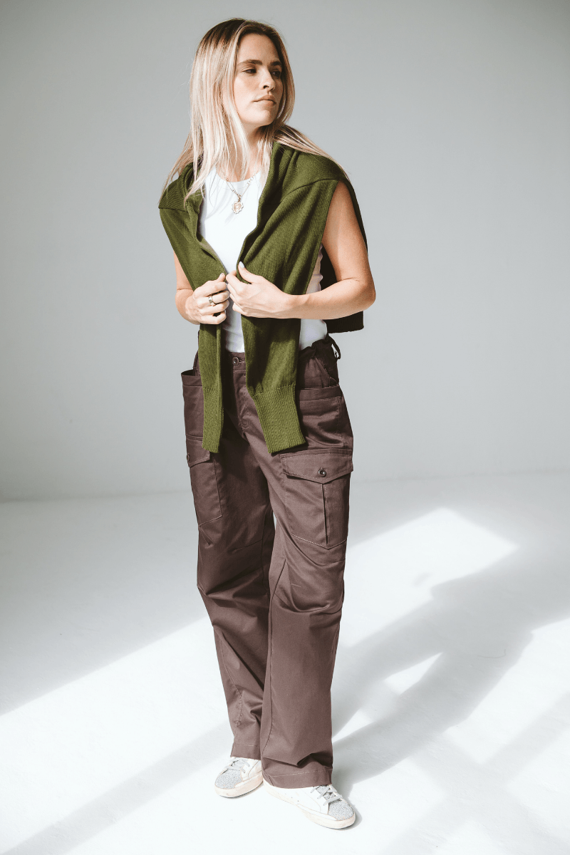 Cargo Trouser in Chocolate