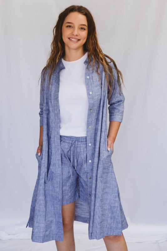 Janey Blue Shorts