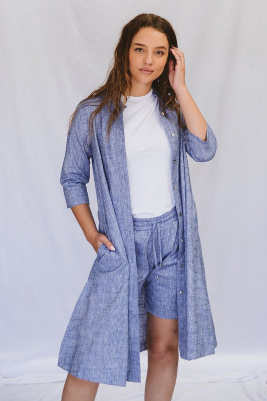 Janey Blue Shorts