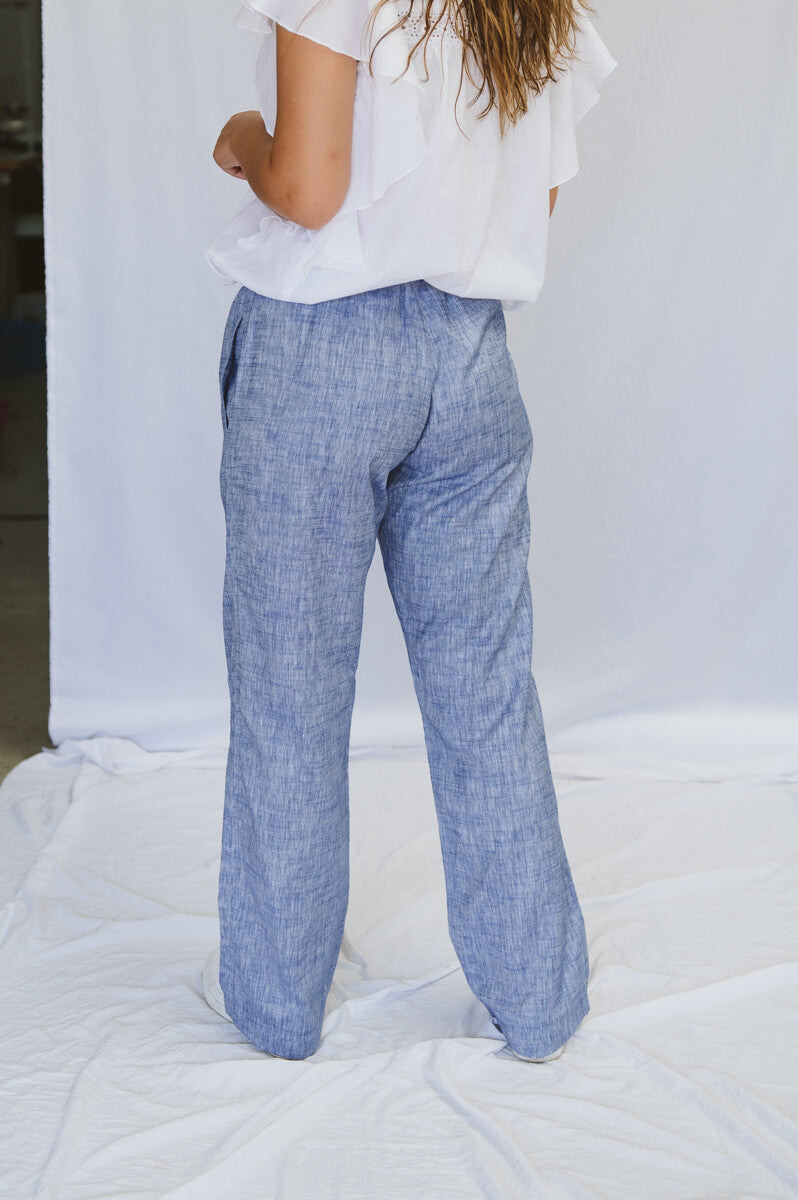 Janey Blue Trouser