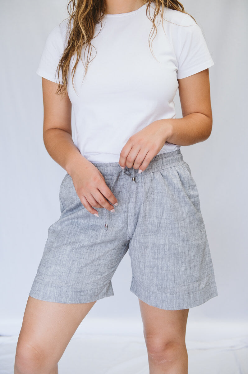 Janey Blue Shorts