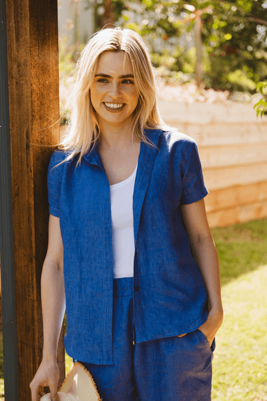Dahlia Shirt Blue