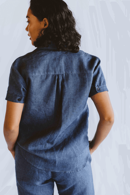 Dahlia Shirt Navy