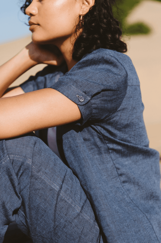 Dahlia Shirt Navy