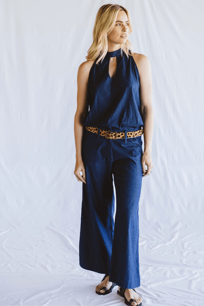 Enya Trouser in Denim
