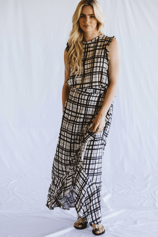 Vergara Wrap Skirt Tartan