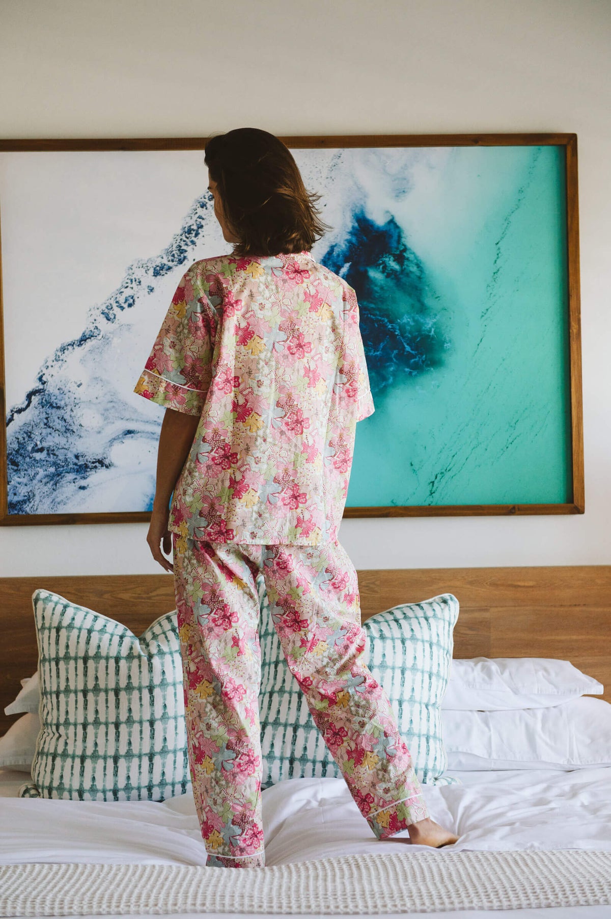 Everyday Seaflower PJ Set in Pink