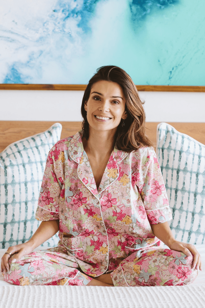 Everyday Seaflower PJ Set in Pink