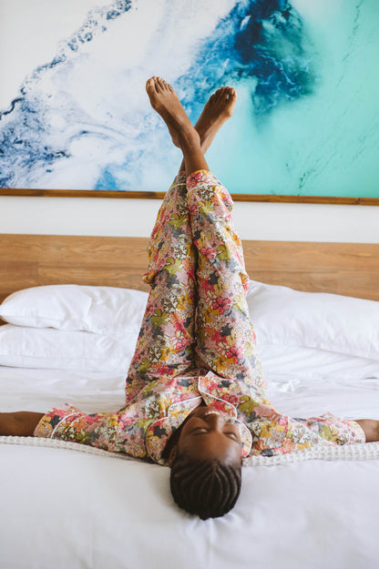 Everyday Seaflower PJ Set in Yellow