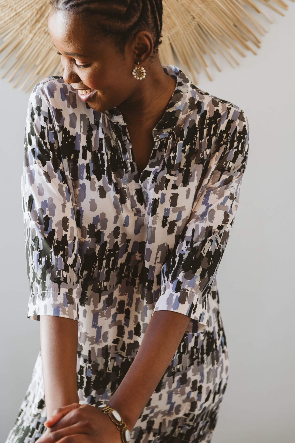 Faith Dress in Smudges